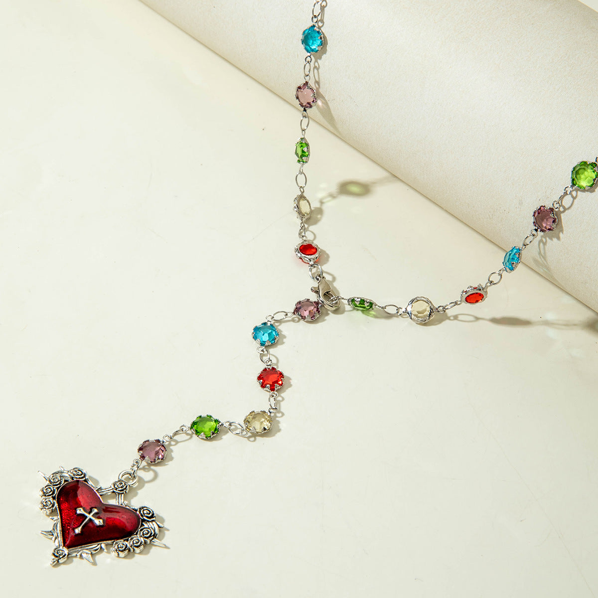 European and American Fashion Jewelry Beaded Tassel Double Layer Long Necklace Elegant Multi-layer Wear Y Type Necklace Ornament - 图片 33