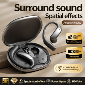 2025Popular M129Ear-mounted Digital Display Bluetooth Earphones Private Model High Appearance Wireless Bluetooth Earphones