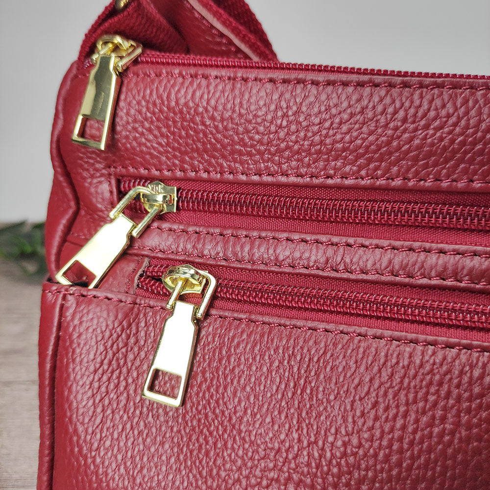 Mom's Handbag for Women2025New Genuine Leather Crossbody Bag Large Capacity Luxury Top Layer Cowhide Versatile for Middle-aged - 图片 16