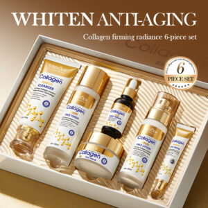 Collagen Firming Skincare6Set SADOER Moisturizing and Hydrating Set Box  Wholesale