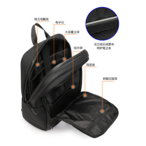 ozuko Business Backpack Men's Large Capacity Computer Backpack Outdoor Waterproof Travel Backpack Backpack