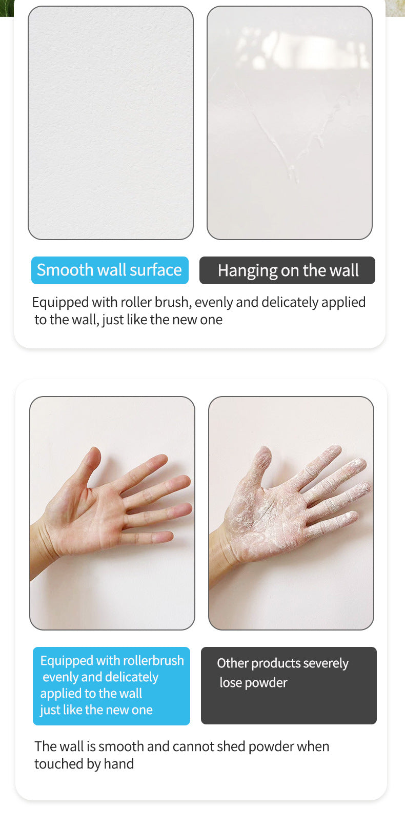 Wall Small Roller Brush Paint Cocoa Roller Dirty Graffiti Renovation Color Change Latex Paint Portable Water-Based Interior Wall Paint - 图片 21