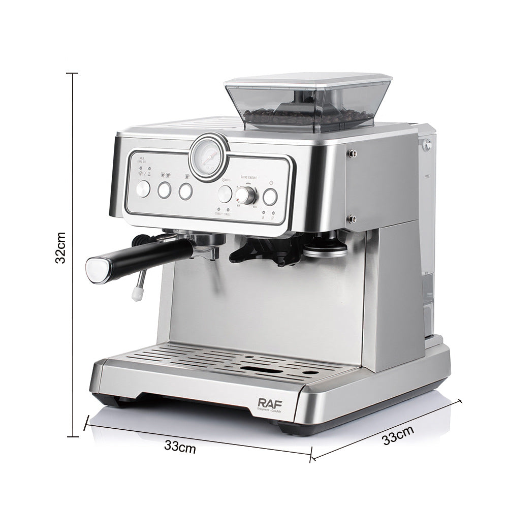 RAF European Standard Small Italian Semi-Automatic Steam Milk Frother Coffee Machine Household Integrated Coffee Maker0205 - 图片 16