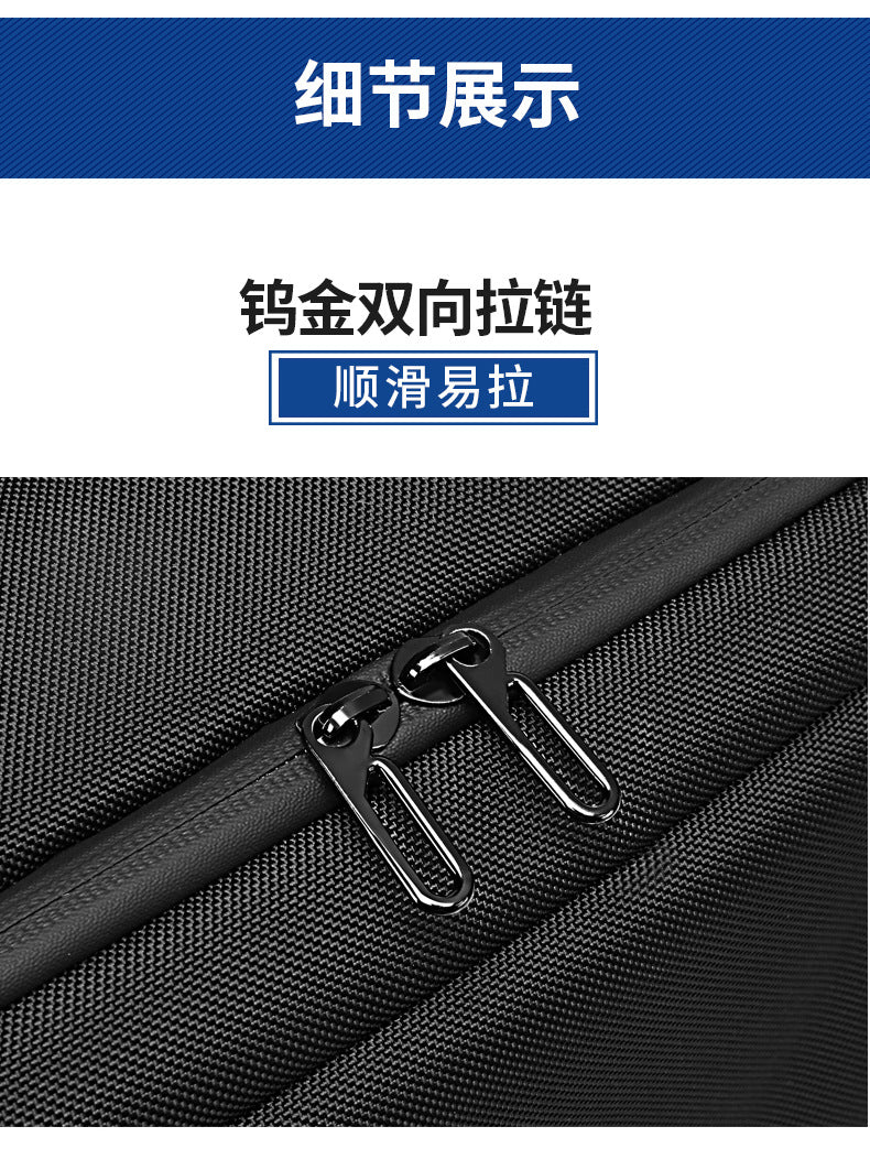 OZUKO Backpack Men's Water-Repellent Large Capacity Multi-Compartment Travel Laptop Bag Outdoor Sports Bag - 图片 19