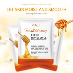 Honey Aloe Vera Mask ZOZU Hydrating Moisturizing Tablets  Cross-border Foreign Trade Skincare Wholesale