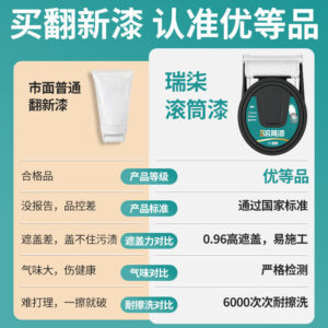 Factory New Product Small Roller Paint Odorless Home Use Roller Paint Wall Graffiti Stain Covering Renovation Repair Self-Painting Latex Paint