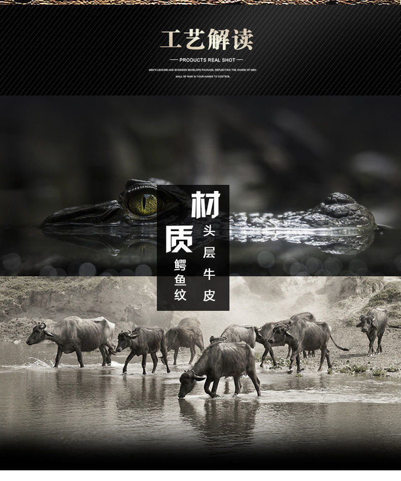 Fingerprint Unlock Bag Genuine Leather Business Commuting Large Capacity Men's Cowhide High-end Handheld Briefcase Anti-theft - 图片 15