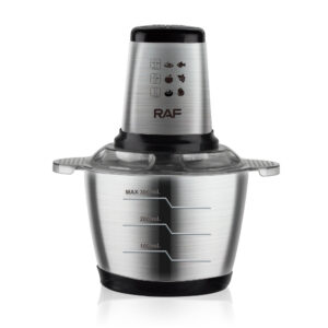 RAF European Standard Large Capacity Meat Grinder Household Stainless Steel Electric Food Processor Multifunctional Kitchen Meat Mincer