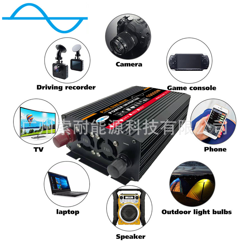 Pure Sine Wave Inverter1500W DC12V/24V Turn AC110V 120V AliExpress Wish Platform Export - 图片 13