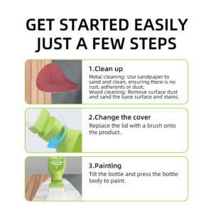 Metal Wood Brush Paint Metal Iron Art Iron Door Railing Renovation Anti-Rust Wooden Furniture Multi-Functional Renovation Paint