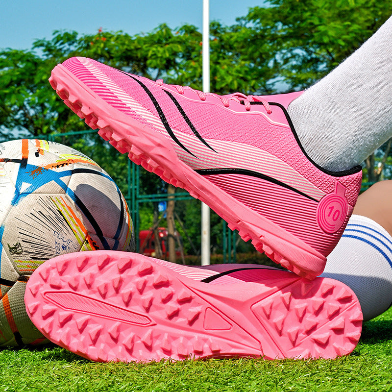 New professional football shoes for men and women teenagers TF Broken Nail AG Long Spike Lightweight Wear-Resistant Competition Training Shoes - 图片 4