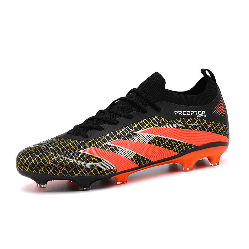 2025New Football Shoes for Men and Women, Youth Students, Fashionable and Comfortable, Long Spikes, Low-top, Factory Direct Sale - 图片 8