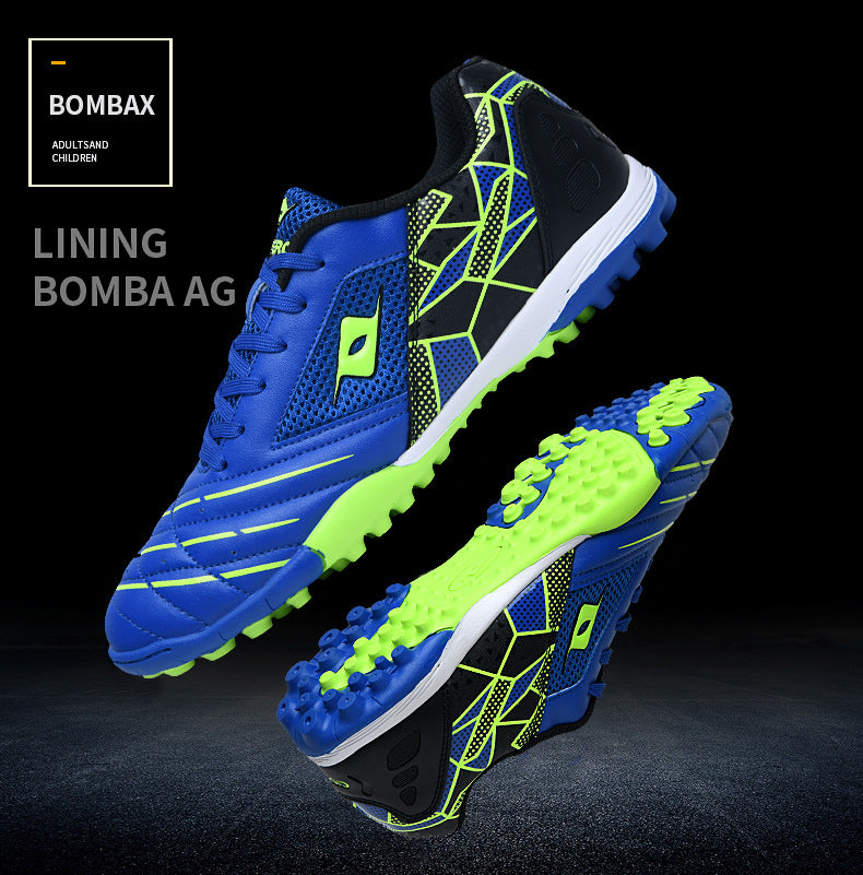 Men's Soccer Shoes TF Velcro Magic Tape Children's Sports Shoes for Primary and Secondary School Students and Teenagers for Sports Competitions and Training - 图片 15