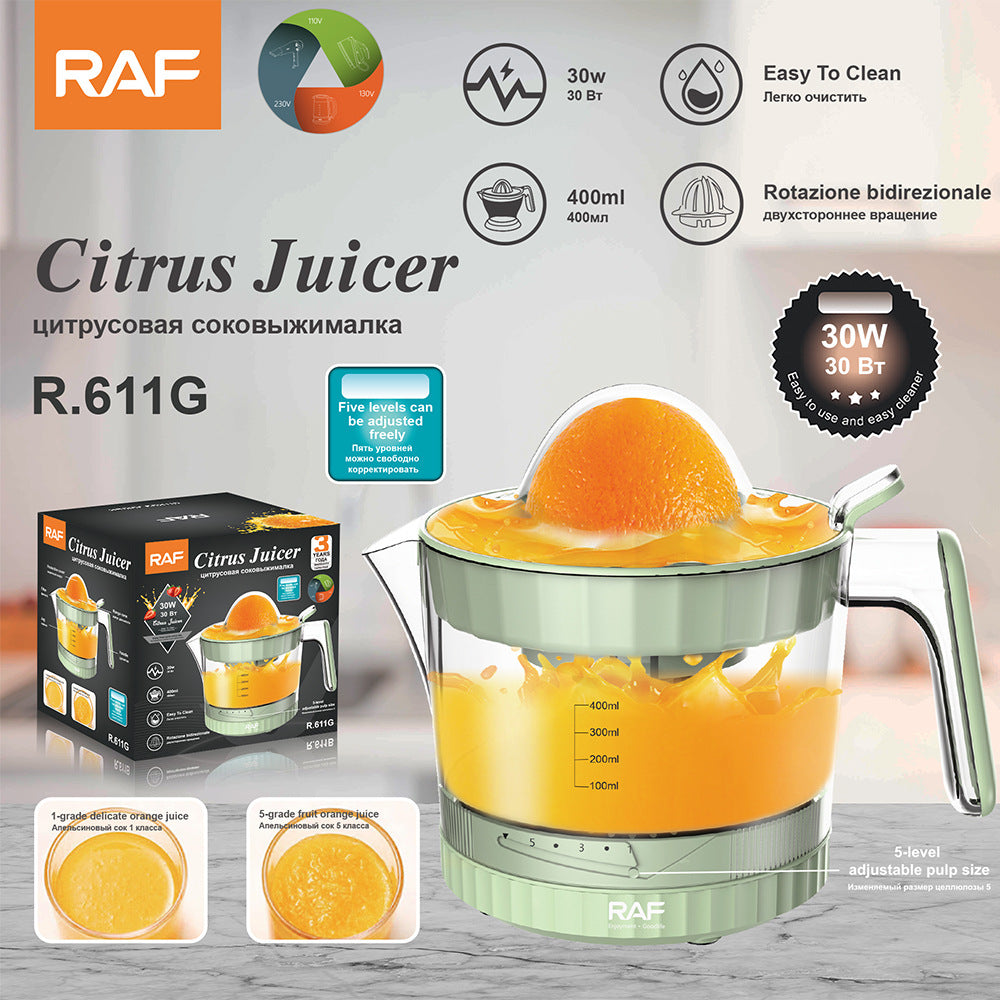 RAF EU Plug Electric Fresh Orange Juicer1L Household automatic juicer lemon orange juicer small portable - 图片 15