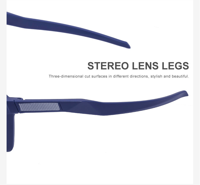 New Colorful Cycling Glasses for Men with Perforated One-piece Lenses Sunglasses European and American Outdoor Sports Sun Glasses - 图片 24