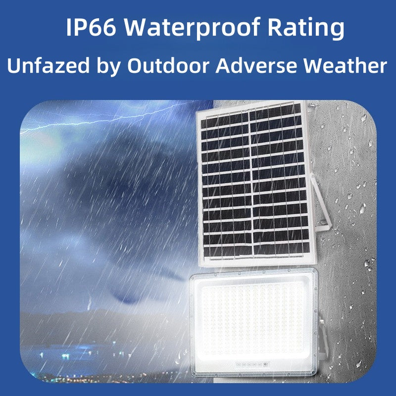 Solar Lamp Outdoor Super Bright Rainproof Lightning Protection Household Garden Lamp LED Aluminum Floodlight Street Lamp - 图片 4