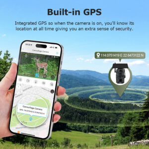 Private Model Outdoor Camouflage4G Solar-powered Camera GPS Positioning Hunting Camera Remote HD Camera