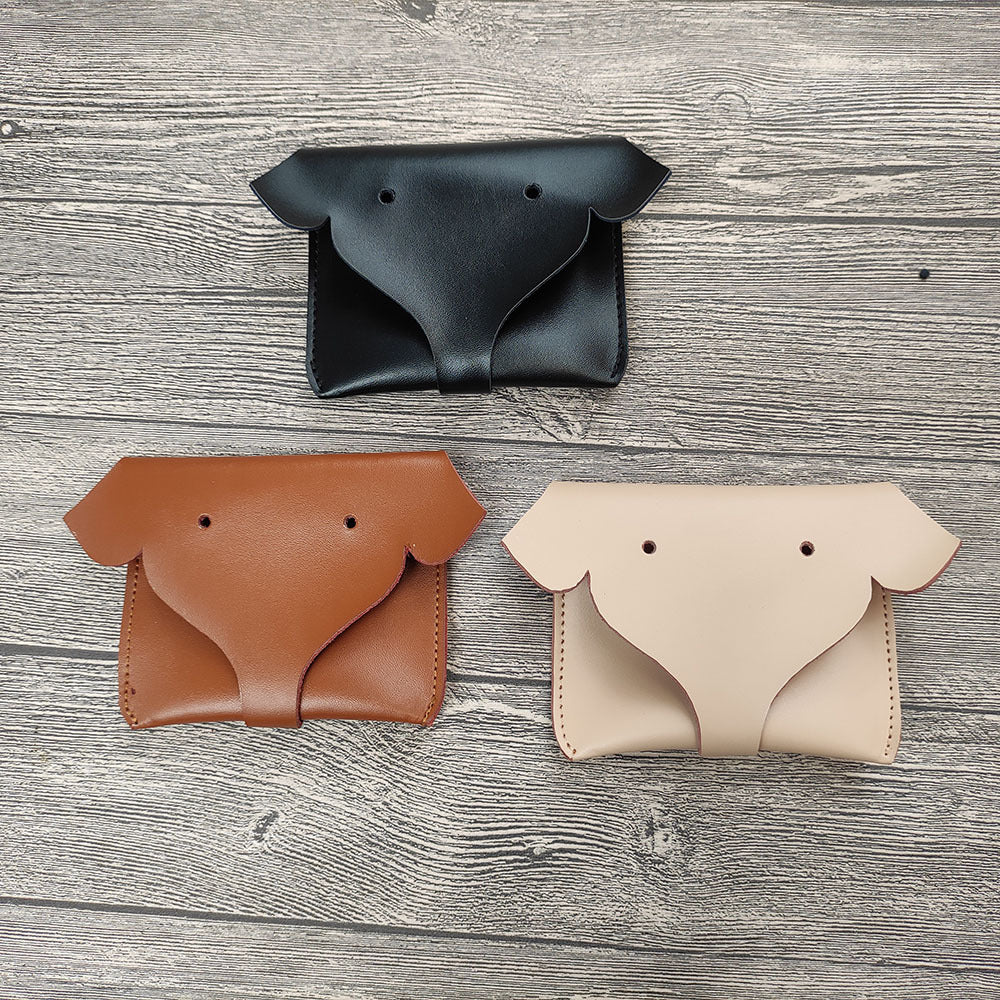 Guangzhou Factory Genuine Leather Cartoon Little Elephant Coin Purse Simple Card Bank Card Advertising Promotional Gift Trendy Product - 图片 9