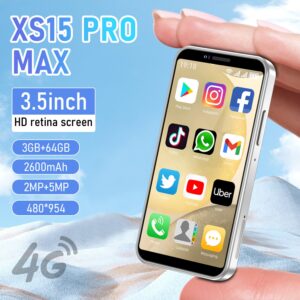 Hot-selling Exclusive for Mobile Phones XS15Smartphone Dual SIM Mini Smartphone Android4G Small Mobile Phone Wholesale