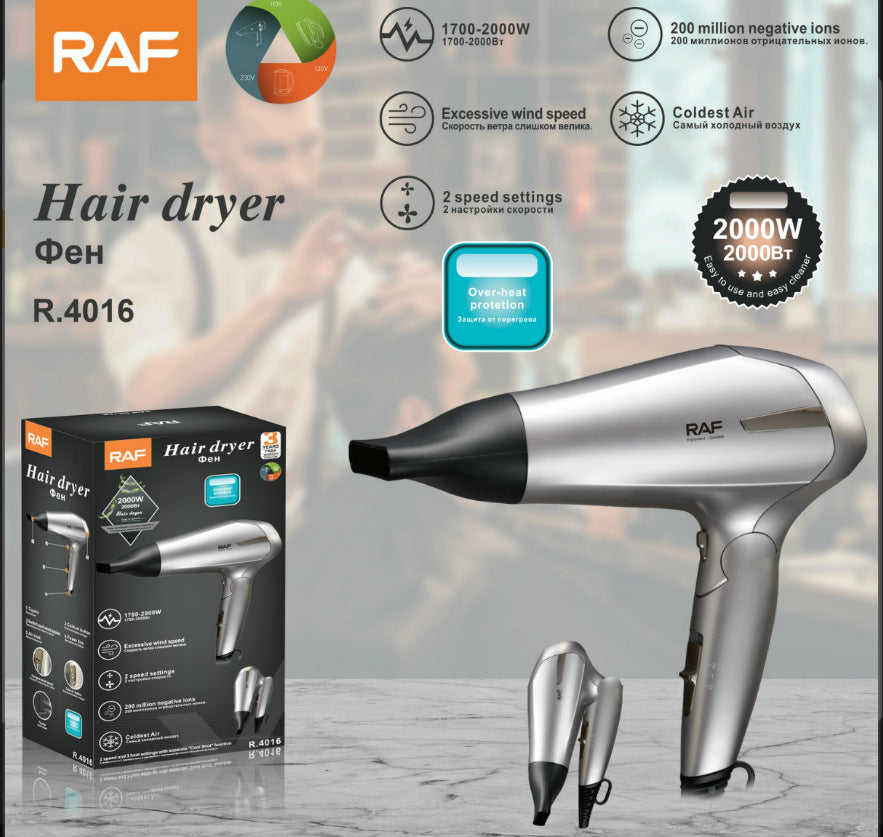 Hair Dryer2200W Hot and Cold Air Hair Dryer High Power Household Hotel Hair Dryer Hair Salon Hair Dryer R.4016 - 图片 6
