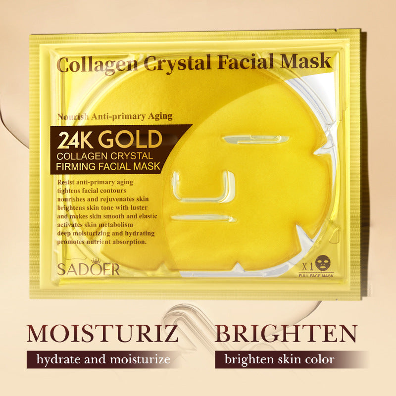 24k Gold Collagen Mask60gSADOER Crystal Hydrating Moisturizing Mask Cross-Border Wholesale