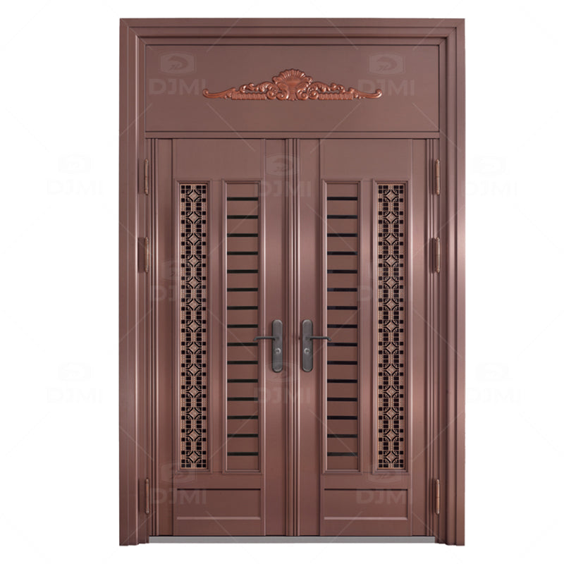 Modern Front Double Door for the House Aluminium Front Doors for Homes Storm Door Exterior - 图片 5