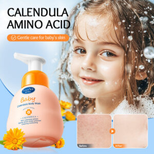 Calendula Children's Body Wash SADOER Amino Acid Cleansing Body Wash Cross-Border Wholesale