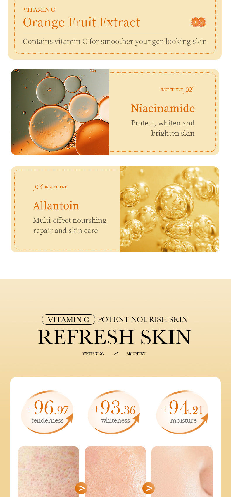 VC Essence30mlBIOAOUA Vitamin C Whitening, hydrating, moisturizing, and nourishing cross-border wholesale - 图片 10