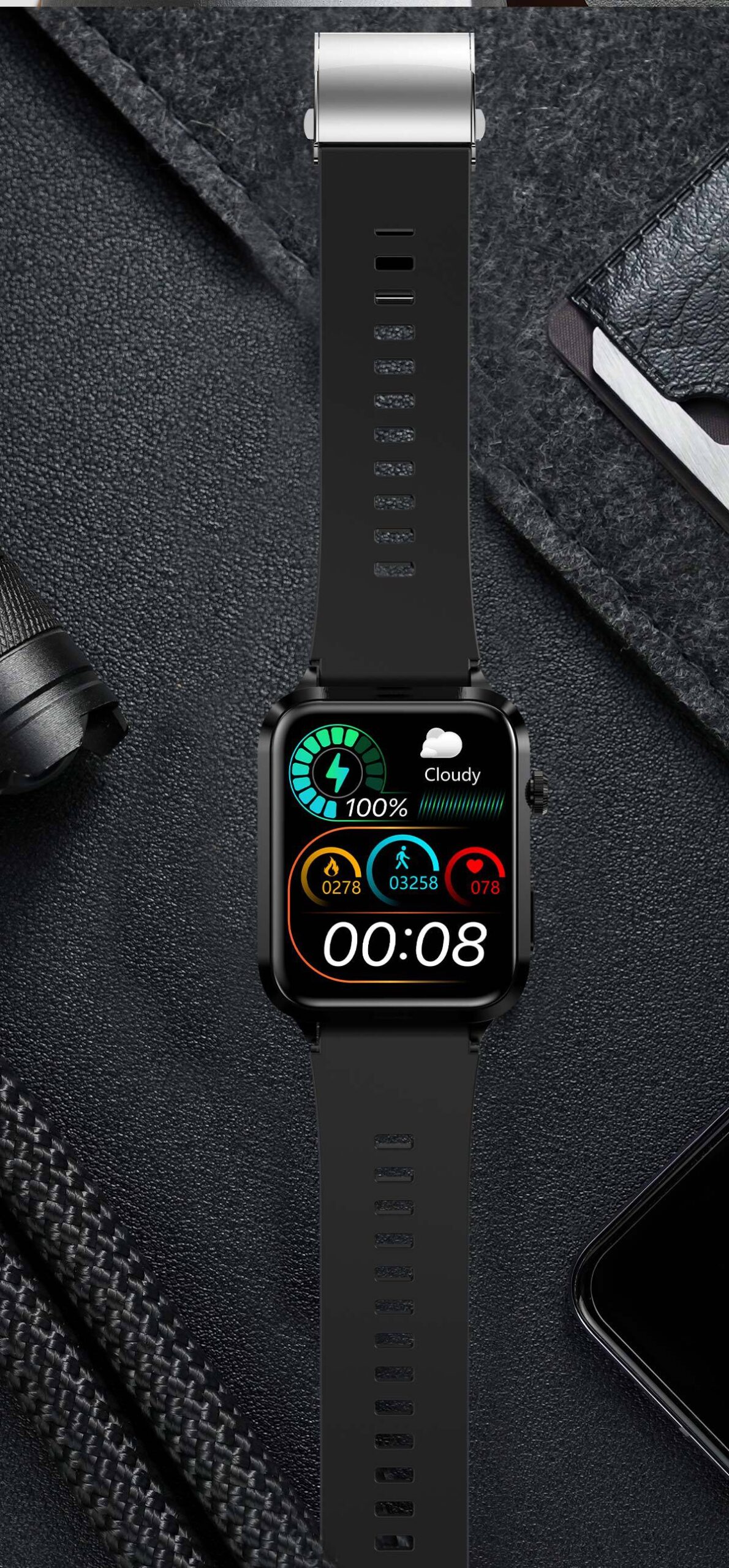 s11Air Pump Type Precision Blood Pressure Smart Watch ECG Monitoring s18Blood Pressure Smart Watch Can Be Connected APP - 图片 32