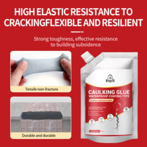 Roof Leak Road Sealer Waterproof Anti-Crack Sealant Ground Crack Wall High Elastic Anti-Crack Grout