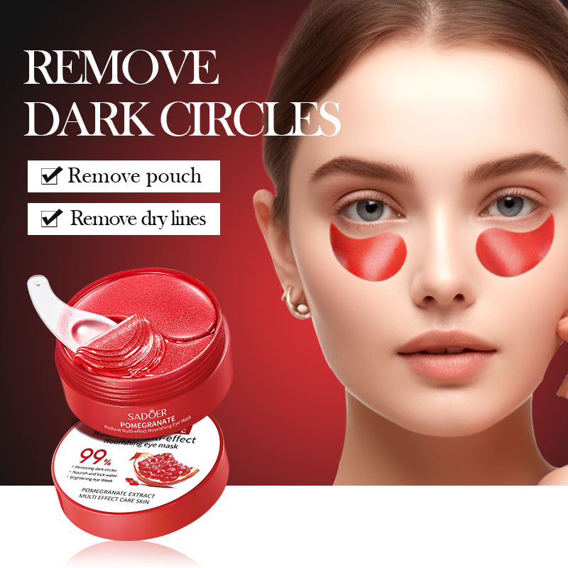 Red Pomegranate Eye Mask SADOER Moisturize the eye area, improve dark circles and wrinkles, foreign trade wholesale