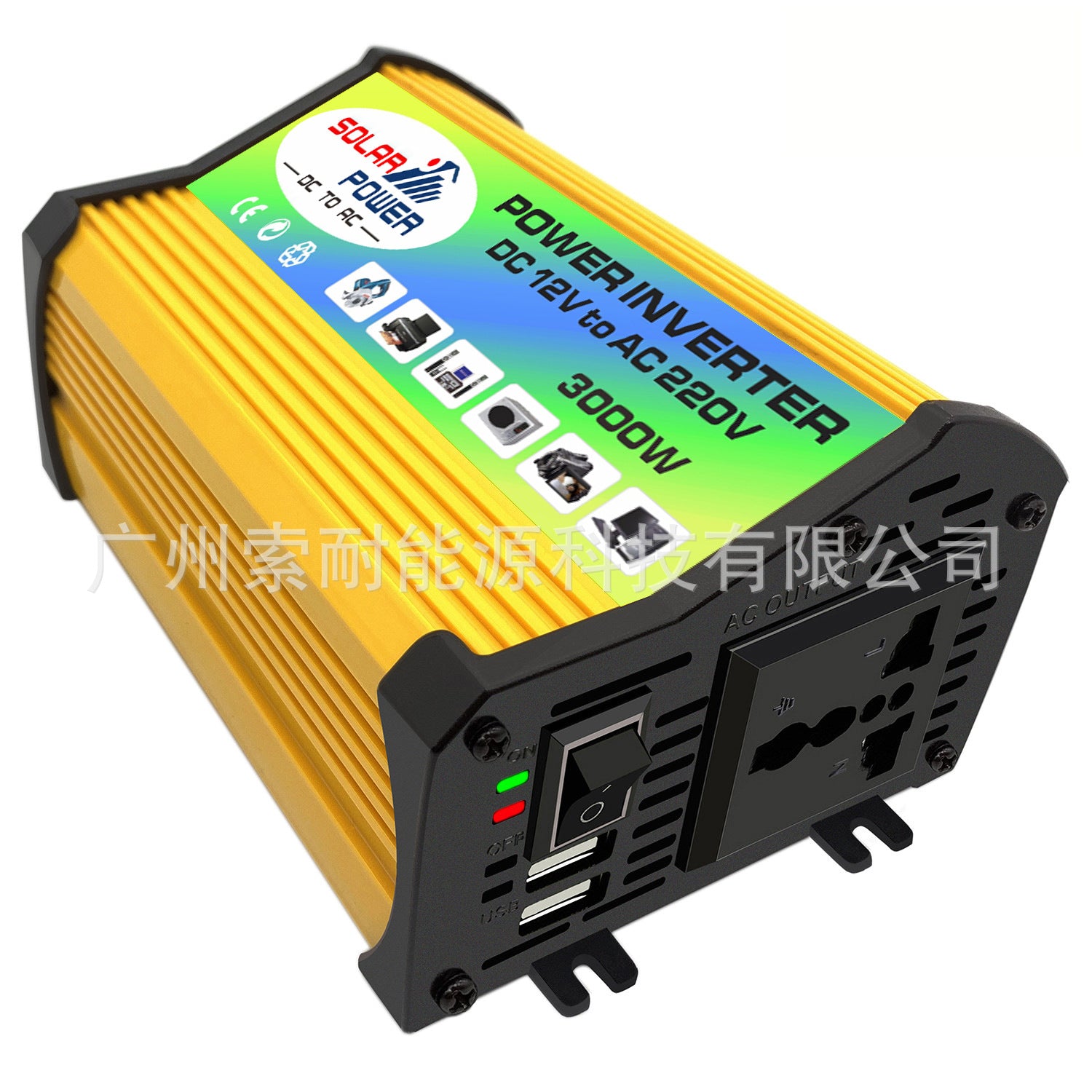 Car Converter Car Small Appliance Inverter300W Dc12V Transfer Communication110V/220V Double USB Mouth - 图片 6