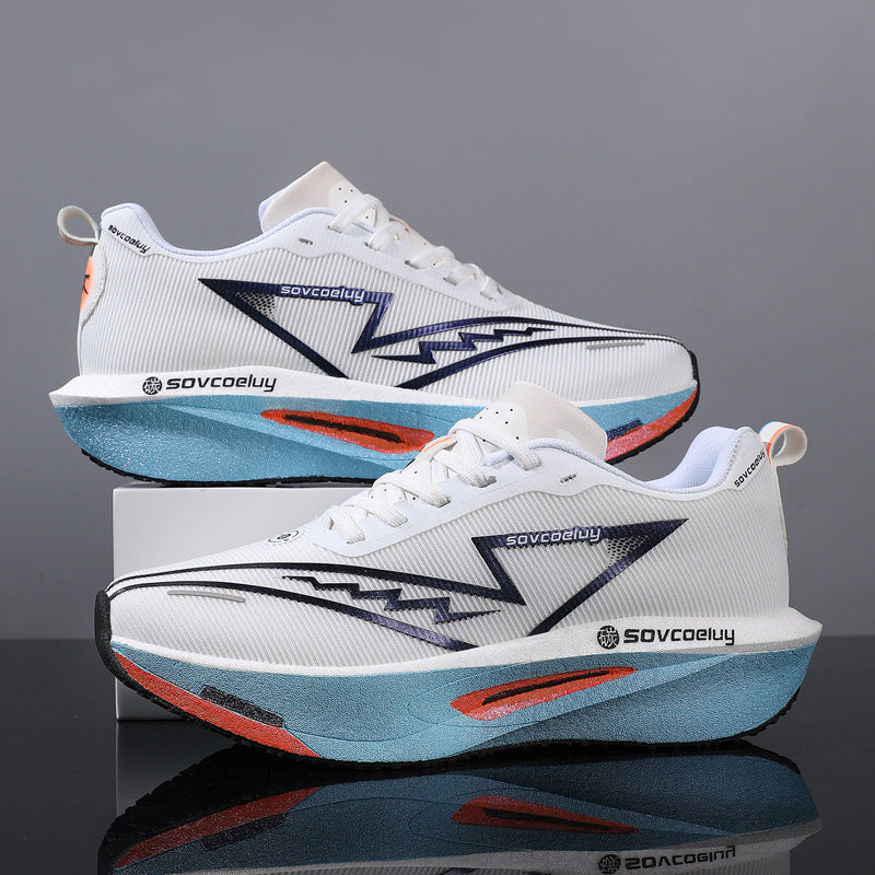 2025New Professional Running Shoes Sports Shoes Breathable Versatile Trendy Men Couples Youth Campus Casual Racing Training Shoes - 图片 4