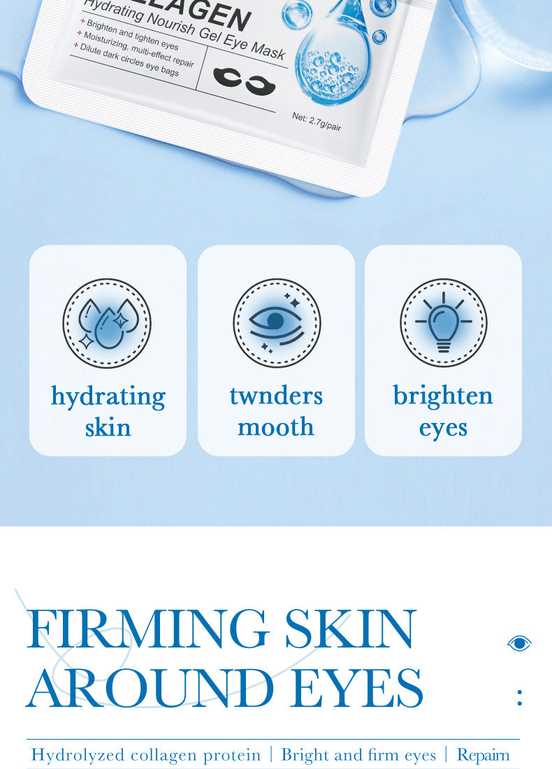 Collagen Butterfly Gel Eye Mask SADOER Improve Dark Circles and Eye Wrinkles Cross-Border Wholesale - 图片 12