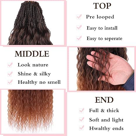 Cross-border European and American Wigs Two-strand Braids Brazilian Small Braids Micro Brazilian Kinky Curly - 图片 22