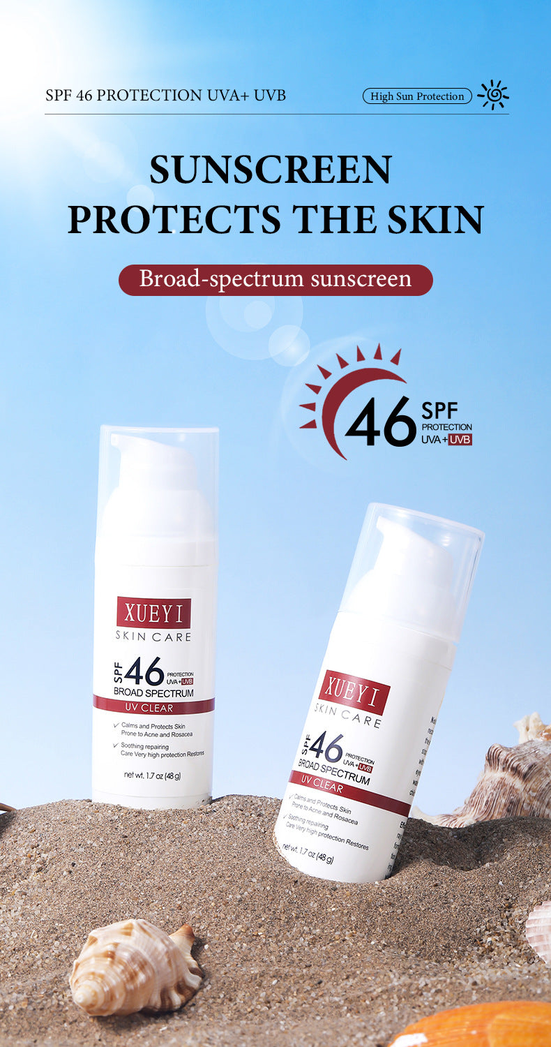 High SPF Sunscreen Lotion Transparent Moisturizing Non-Greasy UV Protection Sunscreen Brightening Isolation Manufacturer Wholesale - 图片 7