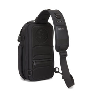 ozuko Men's Chest Bag Crossbody Bag High-end Waterproof Large Capacity Trendy Men's Shoulder Bag Commuting Portable Bag
