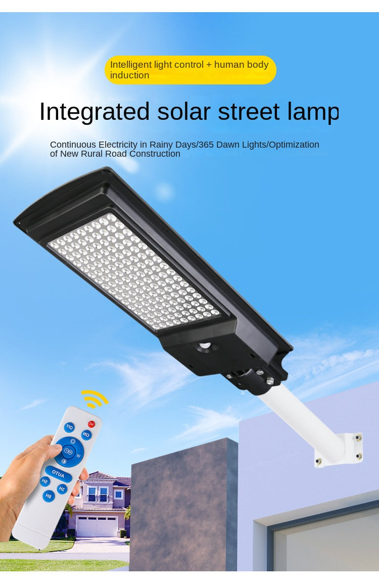 Wholesale Integrated LED Solar Street Light Human Induction New Rural Household Outdoor Garden Lamp ABS Body IP65 for Road - 图片 11