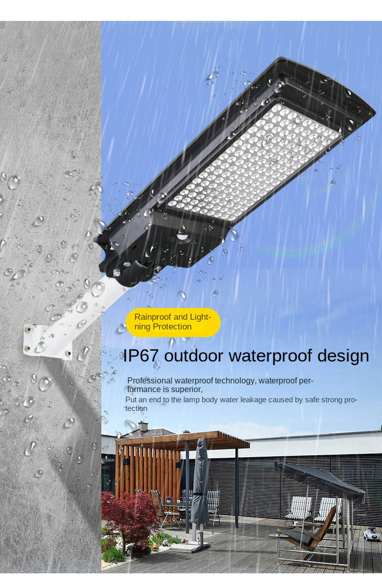 Wholesale Integrated LED Solar Street Light Human Induction New Rural Household Outdoor Garden Lamp ABS Body IP65 for Road - 图片 15