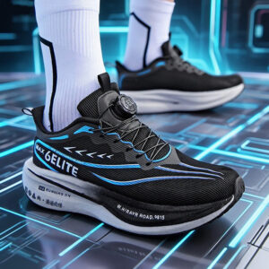 Feiteng6New Style Real Explosive Carbon Plate High Elastic Cushioning Running Shoes Luminous Casual fashion Couple Rotating Buckle Sneakers