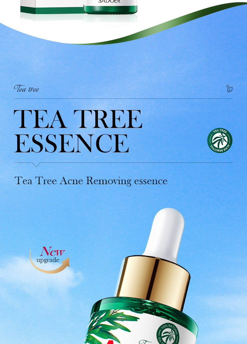 Tea Tree Essence30ml SADOER Moisturizing and refreshing cross-border foreign trade wholesale - 图片 8
