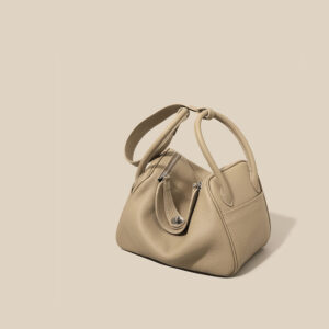 Doctor Genuine Leather Women's Bag2024Handheld Top Layer Cowhide Lychee Pattern Lindy Bag Single Shoulder Handbag Medicine Box Trendy