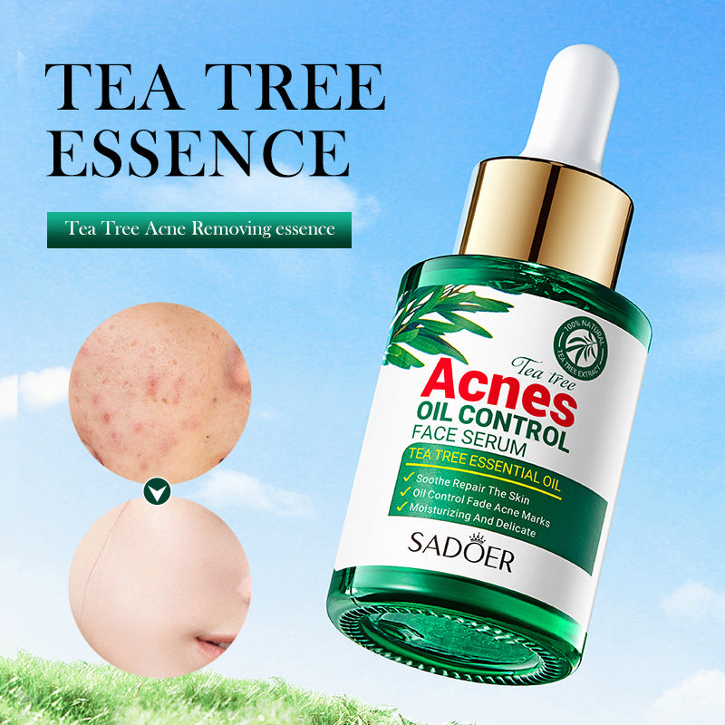 Tea Tree Essence30ml SADOER Moisturizing and refreshing cross-border foreign trade wholesale - 图片 3