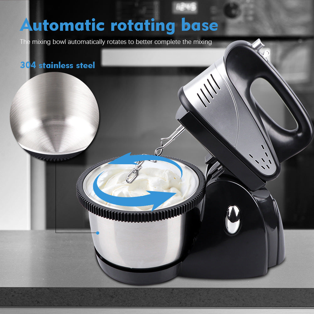 EU Standard High-Power Egg Beater Electric Household Desktop Fully Automatic Egg Mixer Milk Cap Stirrer Cream Whisk - 图片 29