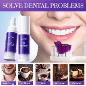 V34Whitening Toothpaste28ml SADOER Clean Teeth Clean Toothpaste Cross-Border Foreign Trade Wholesale