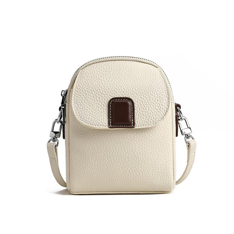 Genuine Leather Phone Bag for Women, Crossbody New Lightweight Bag, Summer Fashion Soft Leather High-End Mini Small Bag - 图片 13