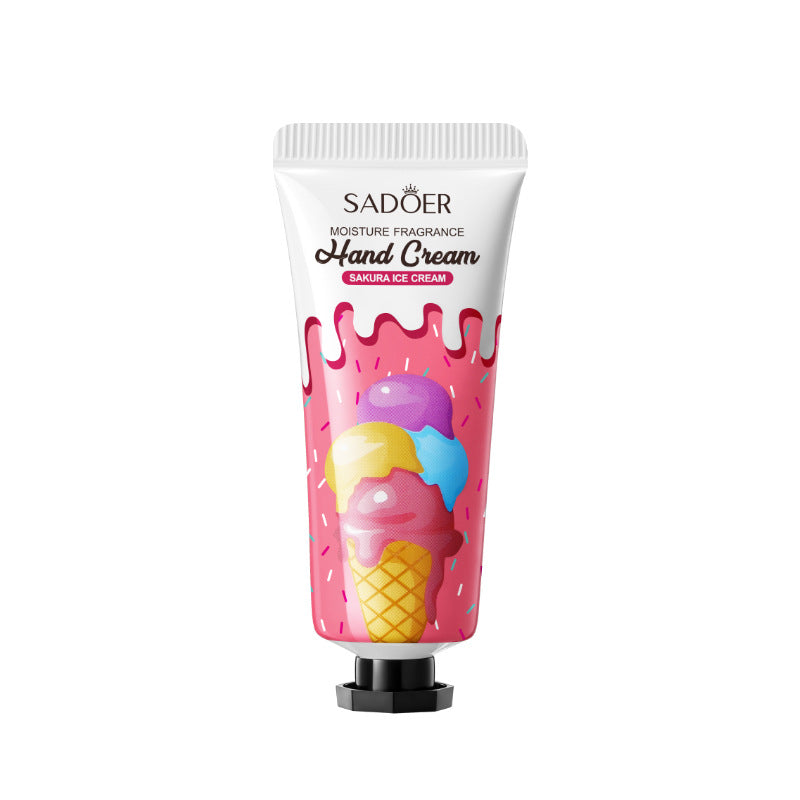 Green Tea Ice Cream Hydrating Hand Cream SADOER Autumn and winter hand cream cross-border foreign trade wholesale - 图片 8