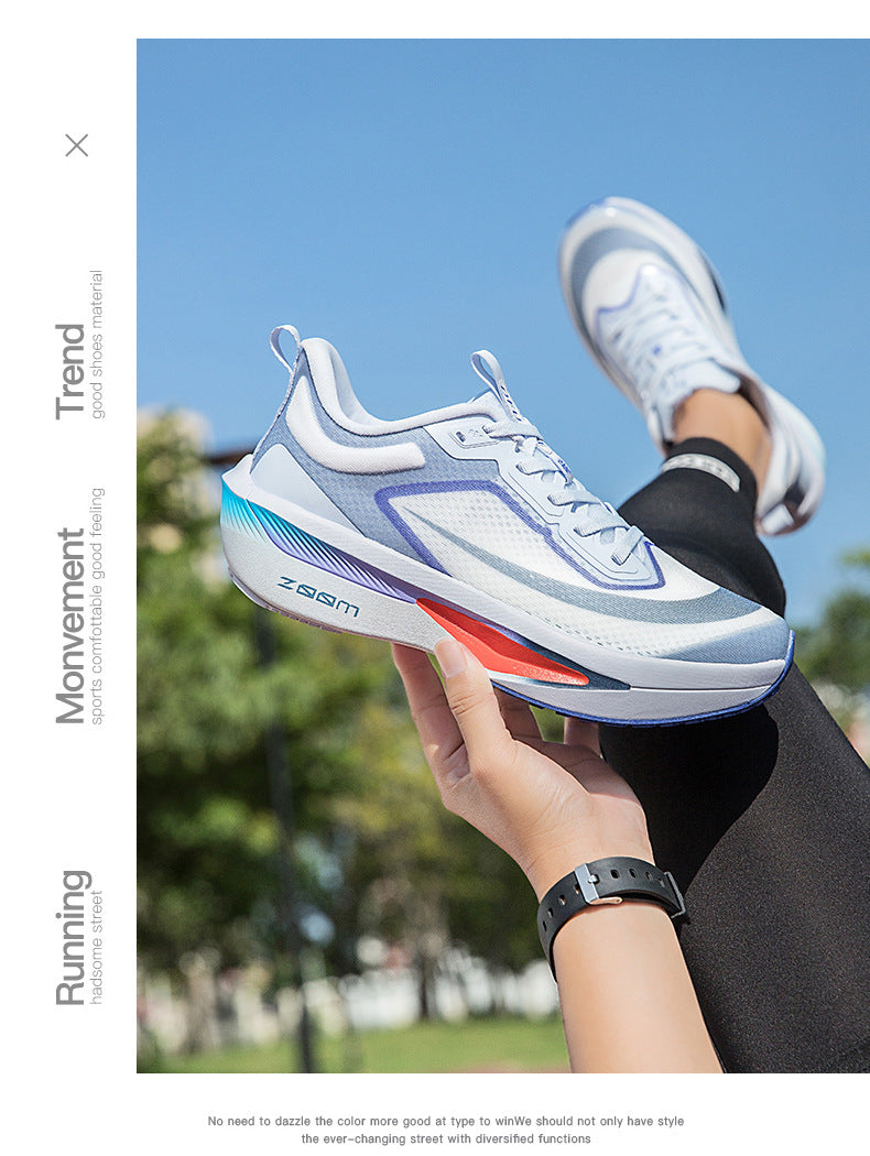 2025Plus Size Sports Shoes Racing Training Carbon Plate Sports Shoes Lightweight Men and Women Autumn Running Shoes - 图片 35