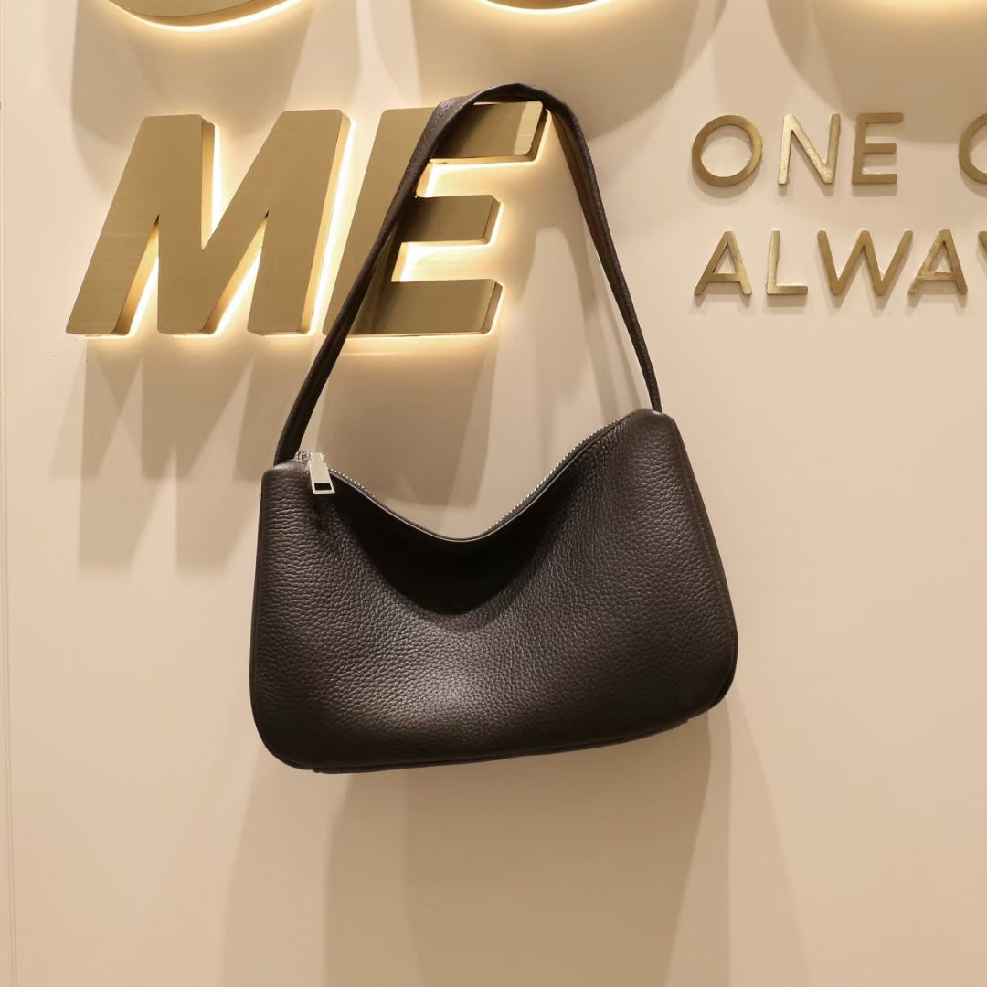 Guangzhou Luggage2025New Niche Simple Women's Bag Summer Versatile High-End Large Capacity Genuine Leather Underarm Bag - 图片 17