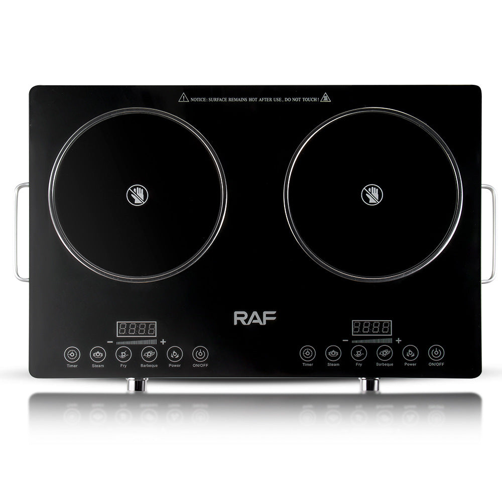 RAF European-style Household High-power Intelligent Electric Stove Double Stove Multi-function Stir-frying Energy-saving Induction Cooker R.8050 - 图片 3